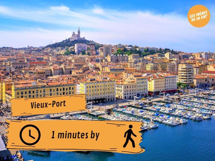 Apartment Vieux-port View - Ultra Center - Air Conditioning - Les Freres De La Loc' *